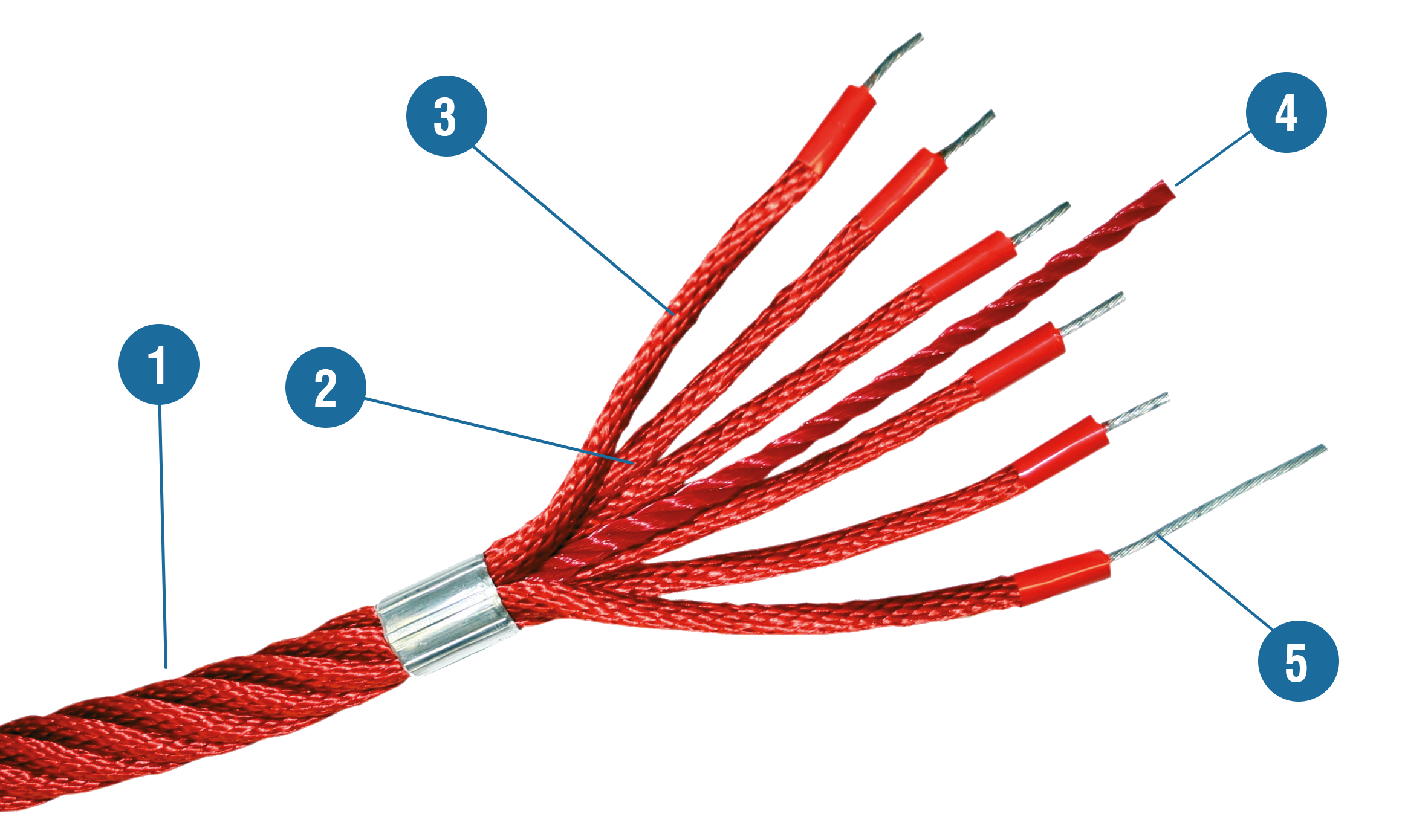 Parts of the Hercules rope