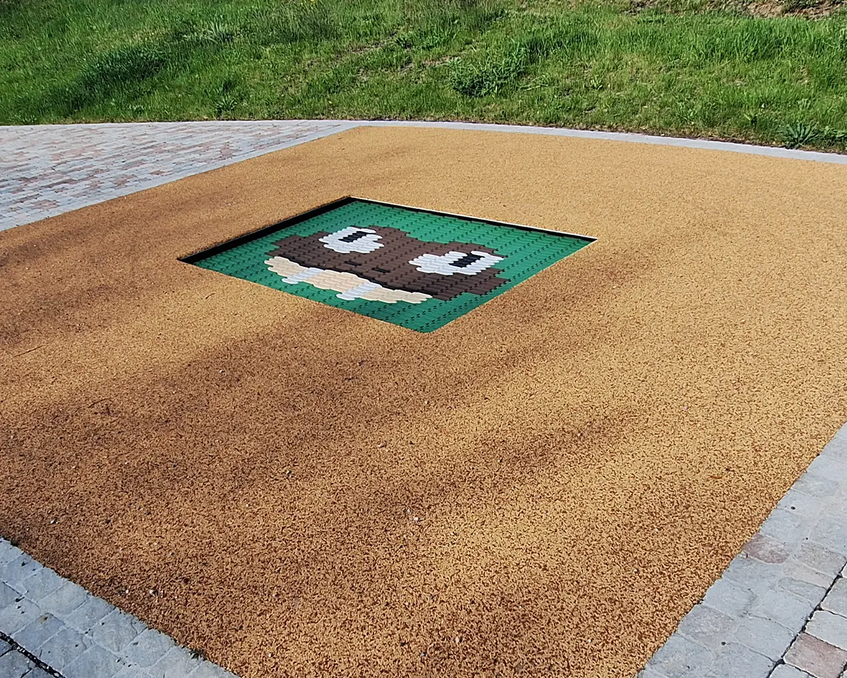 Trampolin XL insitu - flashtramp - Beeskow OT Kohlsdorf