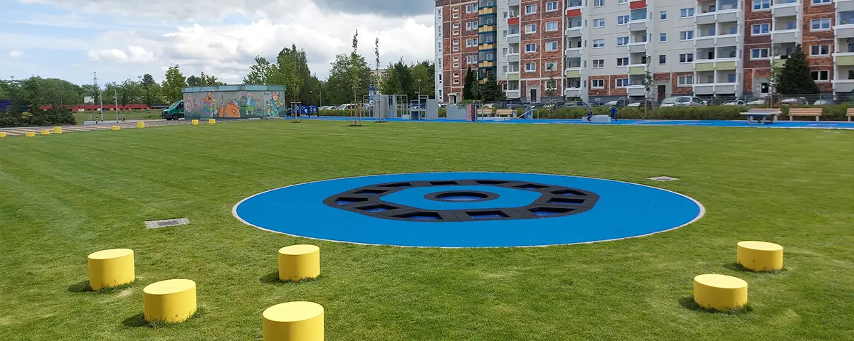 Trampolinkombination B&uuml;rgerpark