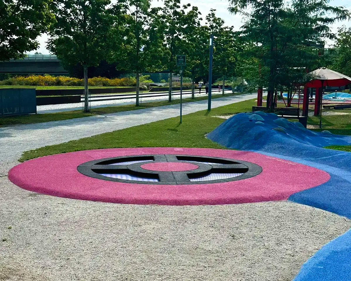 Trampolin modutramp® circle 90 - Spielplatz am Deichgarten