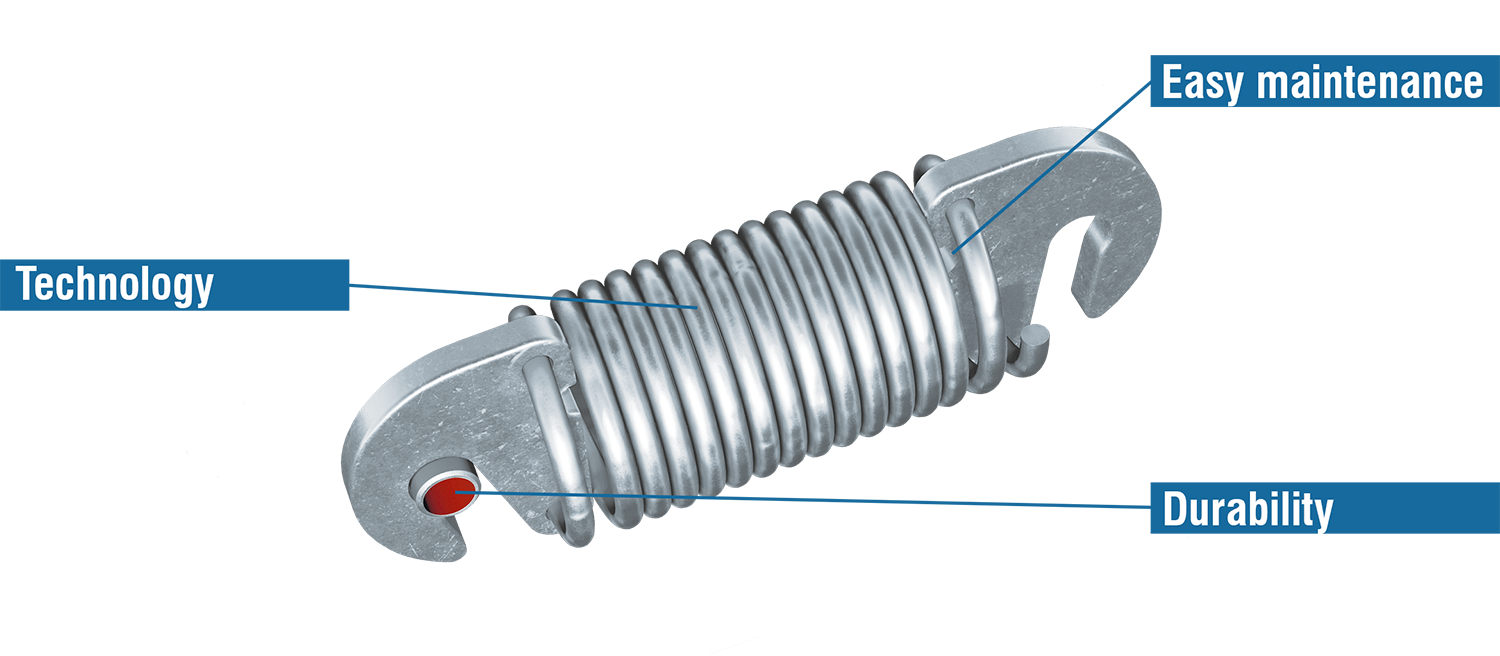 Properties of the DURAPTEQ® spring
