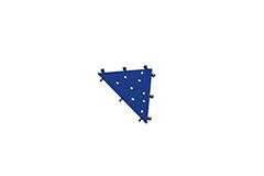 Climbing wall triangular
