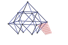 Trapeznetz ganzseitig
