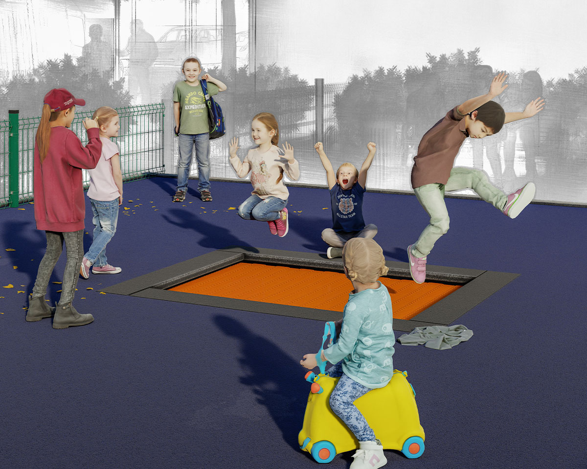 Trampolin XL colortramp® - smb playground equipment